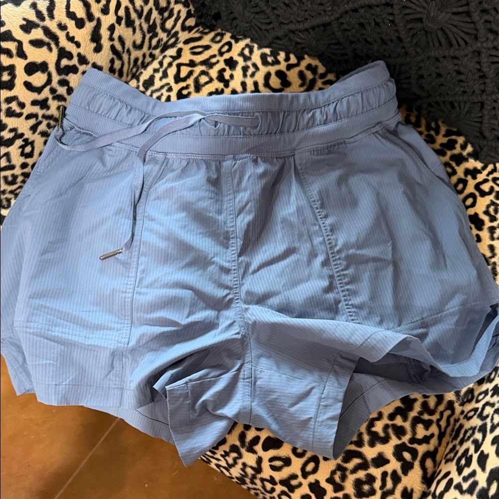 Lululemon Athletica Light Blue Athletic Shorts